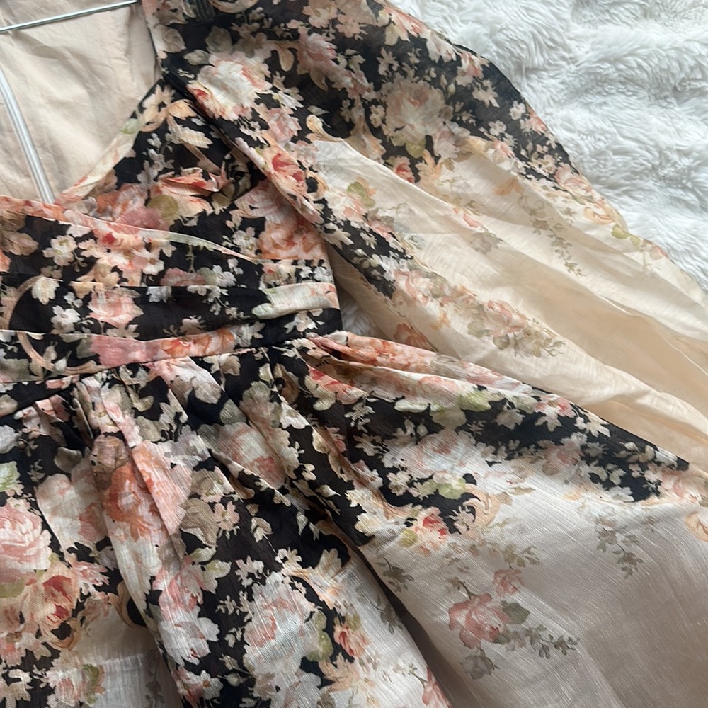 Zimmerman illustration draped mini dress - Picture 7 of 8